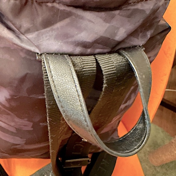 Victoria's Secret Purple Zebra Camo Cinch-Top Backpack 🎆 - Picture 5 of 17